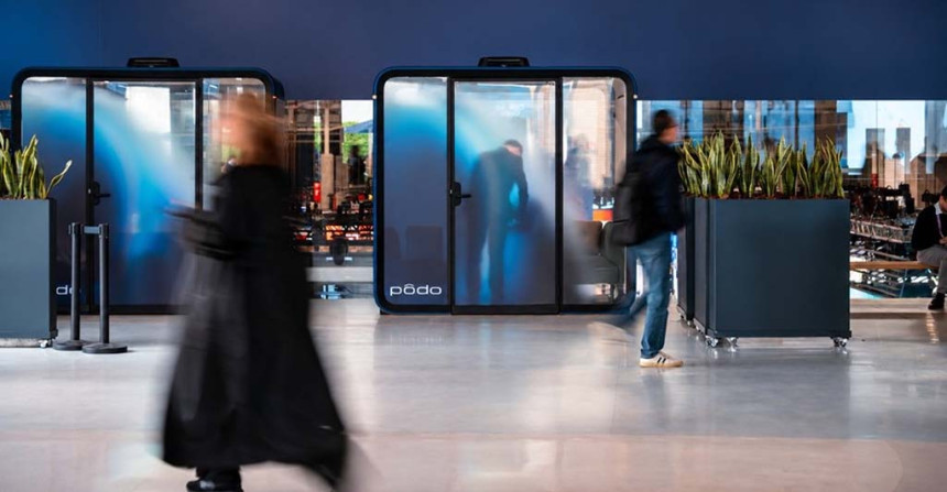 La T4 del Aeropuerto Madrid-Barajas incorpora cápsulas insonorizadas para teletrabajar